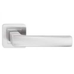 IBIZA Handle on a Square Rosette, Nickel