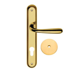 Door handle GARDA Satin brass